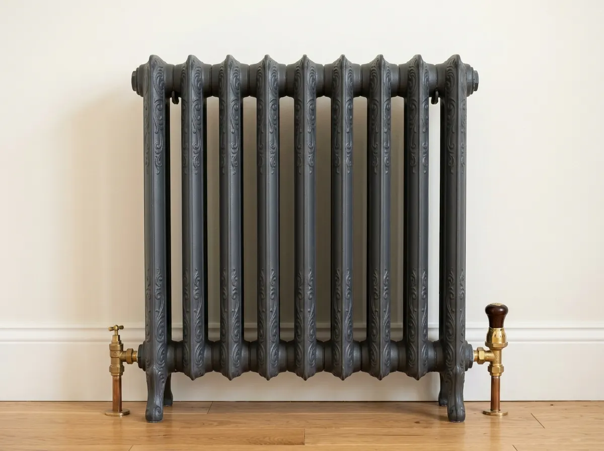 Heavy traditional cast iron ornate heritage radiator