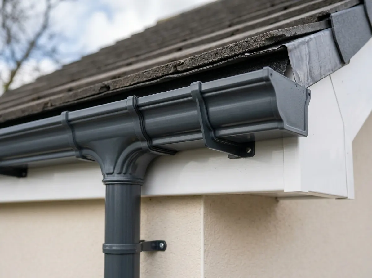 High capacity deep flow uPVC guttering
