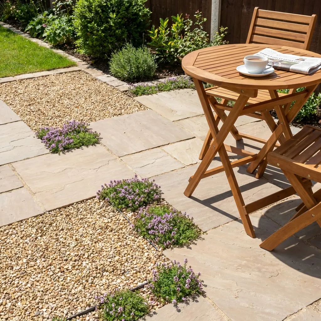 Eco-Friendly Mixed Patio