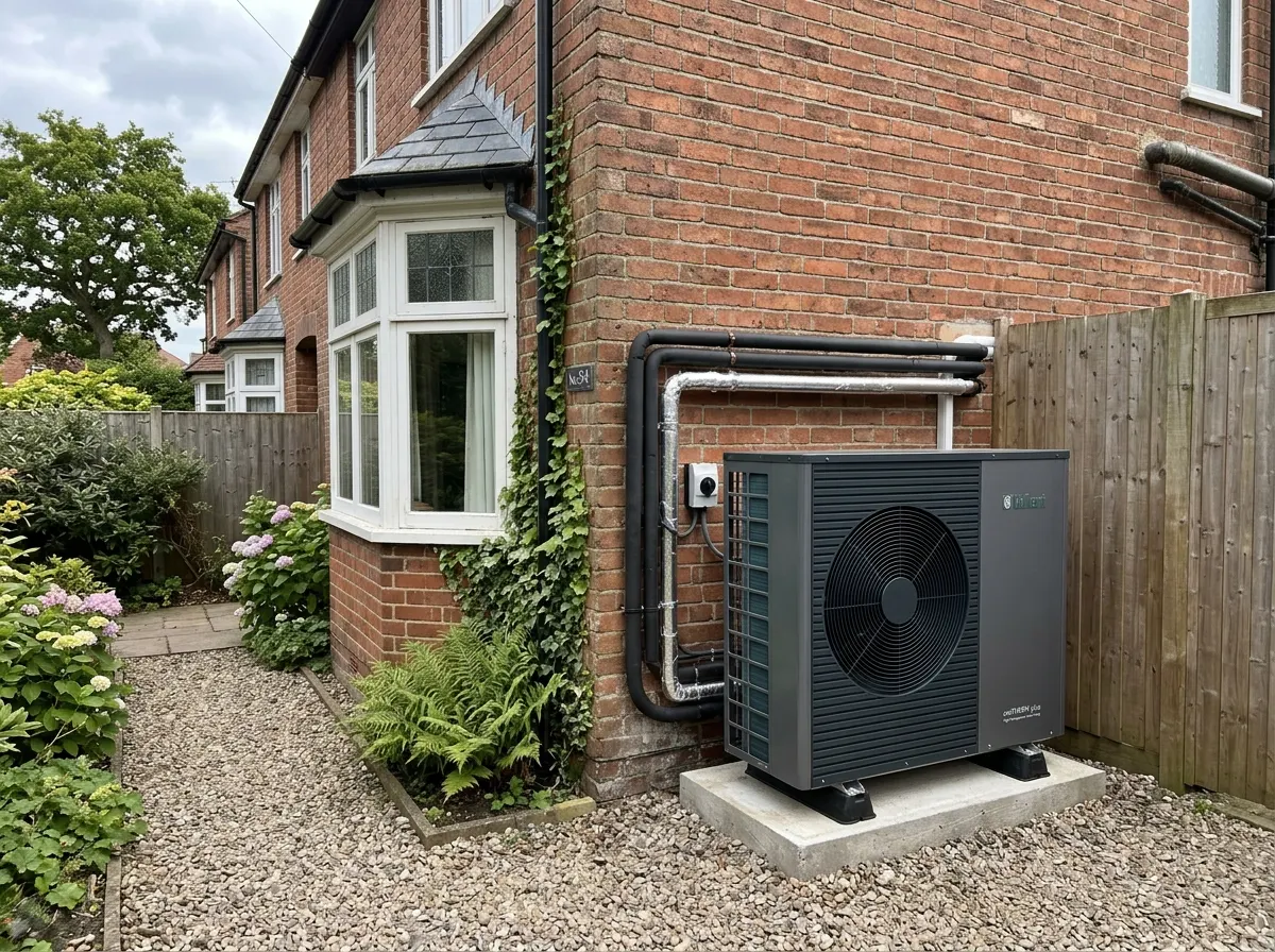 A high temperature heat pump unit designed for older homes with existing radiators