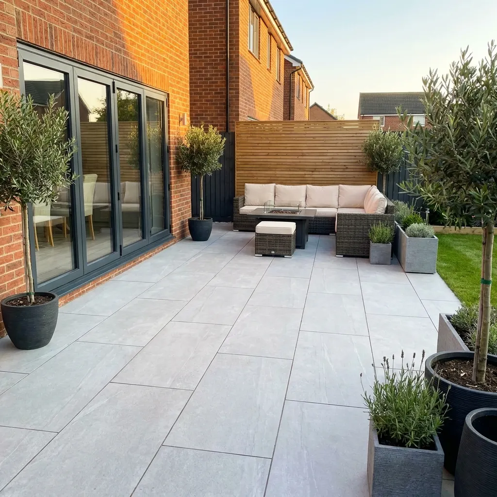 Modern Porcelain Patio