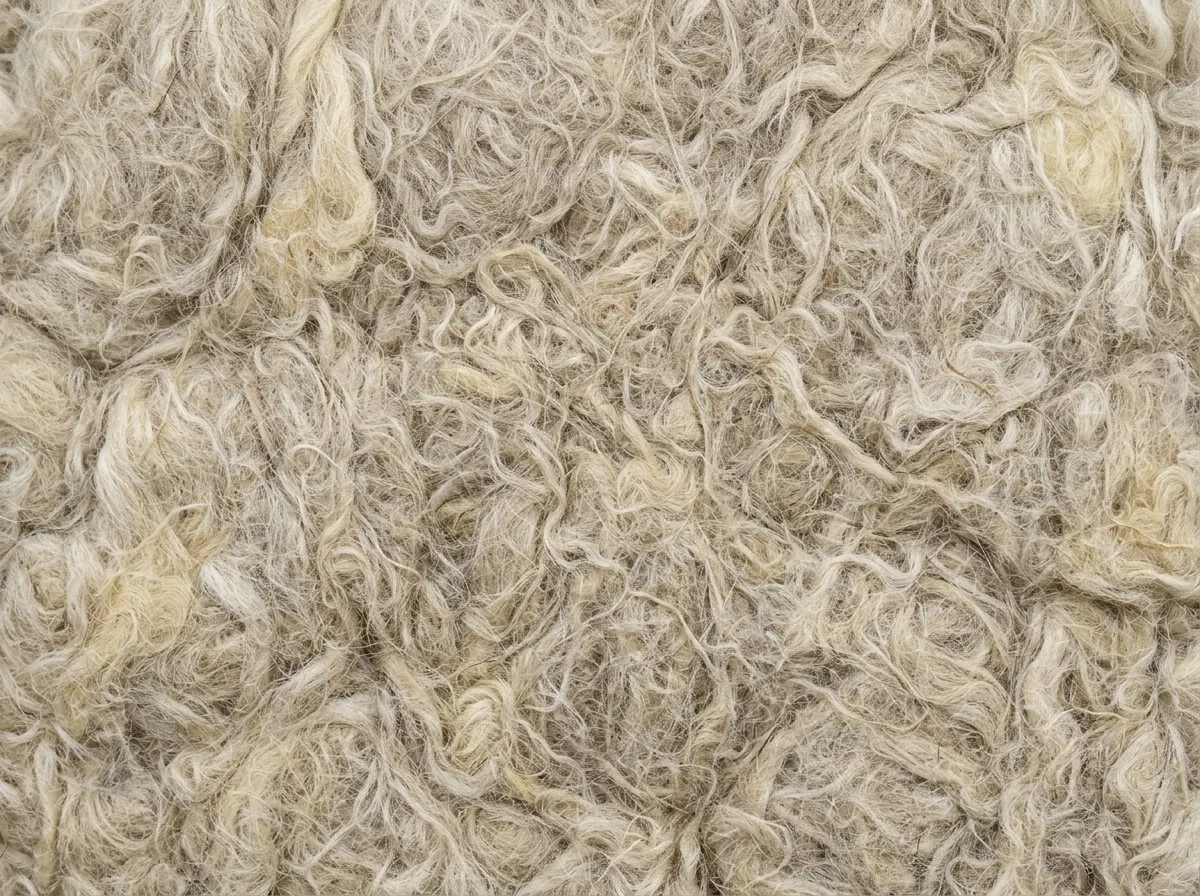Natural sheep's wool thermal insulation batts