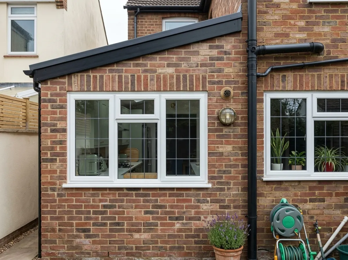A side return extension on a Victorian terraced house filling in the narrow alleyway