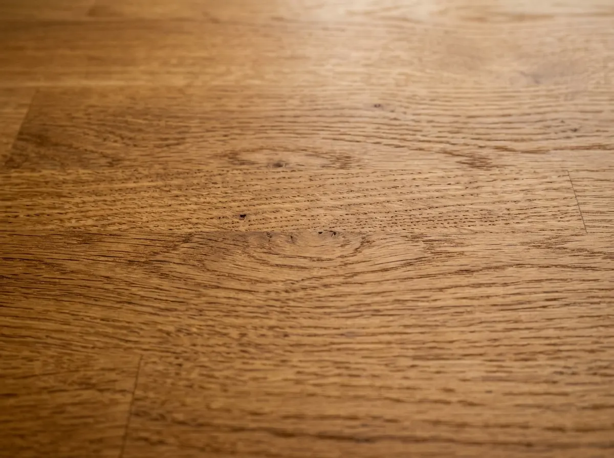 Solid oak butcher block style kitchen worktop with a Belfast sink