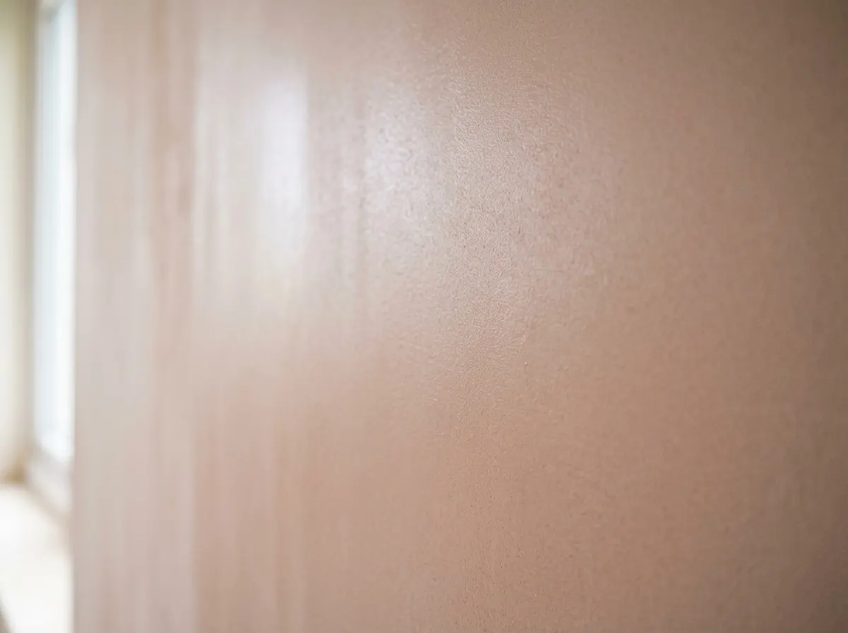 Applying standard pink gypsum plaster
