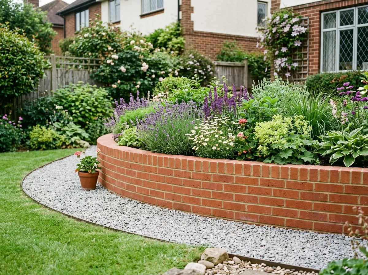 A heavy blockwork retaining wall being constructed with a French drain and weep holes integrated behind it